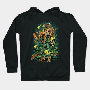 evil goat Hoodie